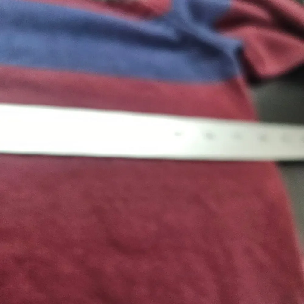 Izod Sweater Mens Size XXL Knit Burgundy Pullover Cotton Soft Natural Stretch